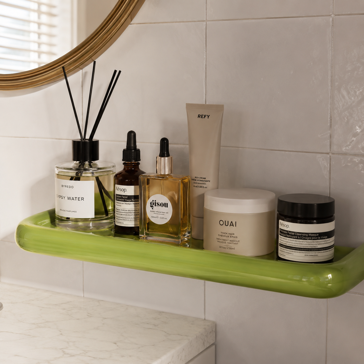 Étagère de rangement pour salle de bains