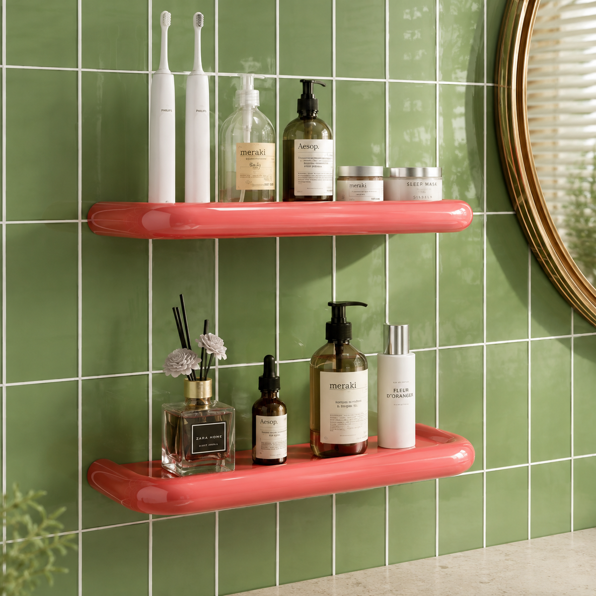 Étagère de rangement pour salle de bains