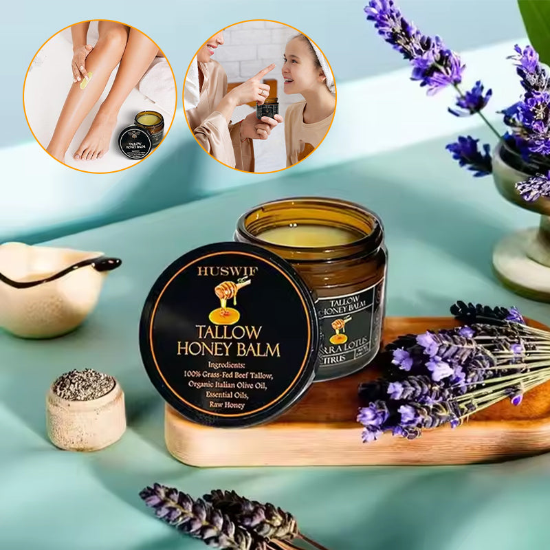 Beef Tallow Beeswax and Honey Face Cream