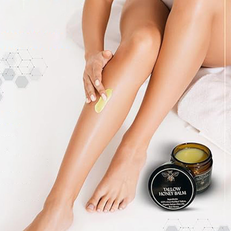 Beef Tallow Beeswax and Honey Face Cream