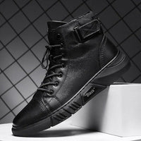 Black Handcrafted Leather Boots