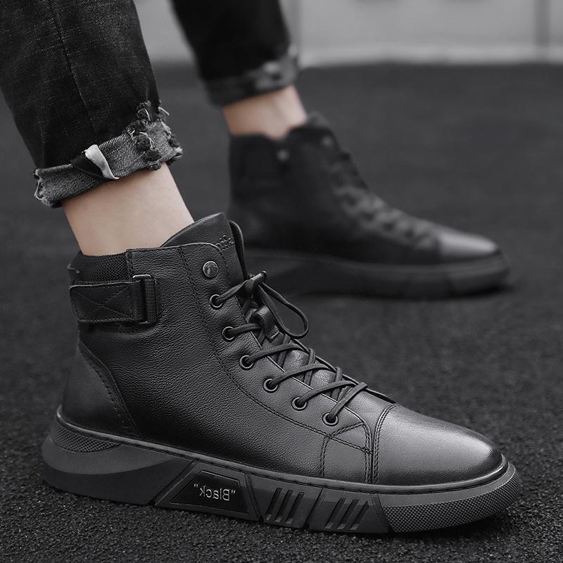 Black Handcrafted Leather Boots