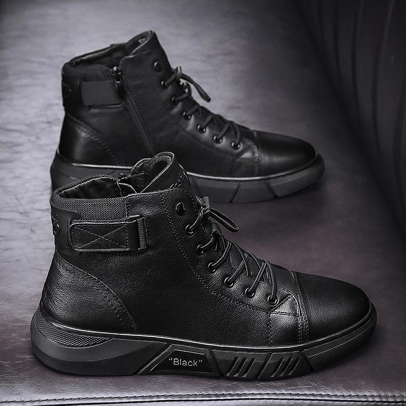 Black Handcrafted Leather Boots