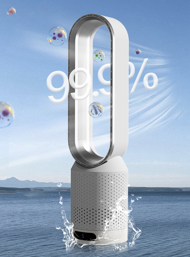 Bladeless Tower Fan | 3-in-1 Air Cooler, Purifier & UV Sterilizer