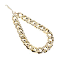 Collier chien doré BlingBling
