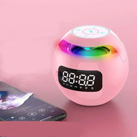 Reloj Despertador LED Inteligente con Altavoz Bluetooth Inalámbrico