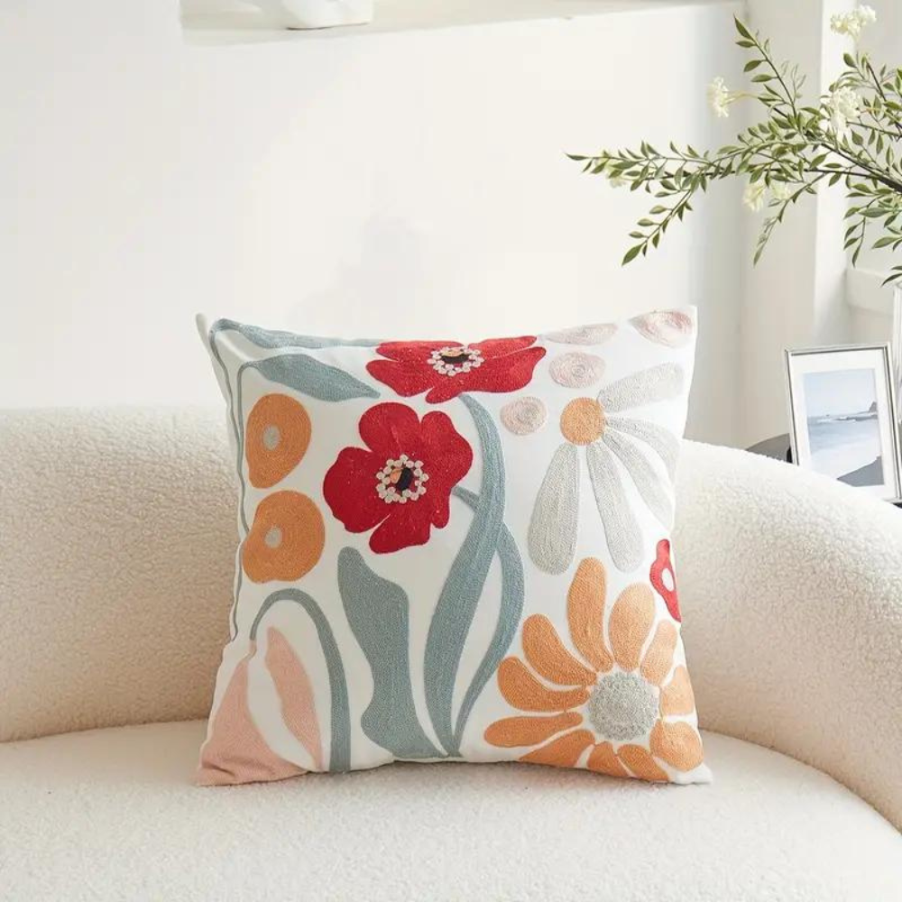 Botanical Woven Cushion Cover