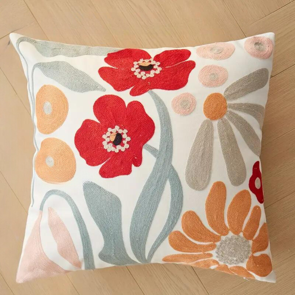 Botanical Woven Cushion Cover