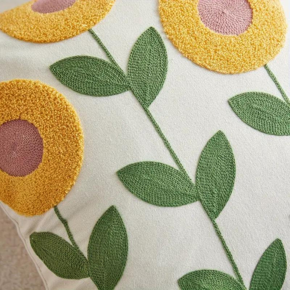 Botanical Woven Cushion Cover