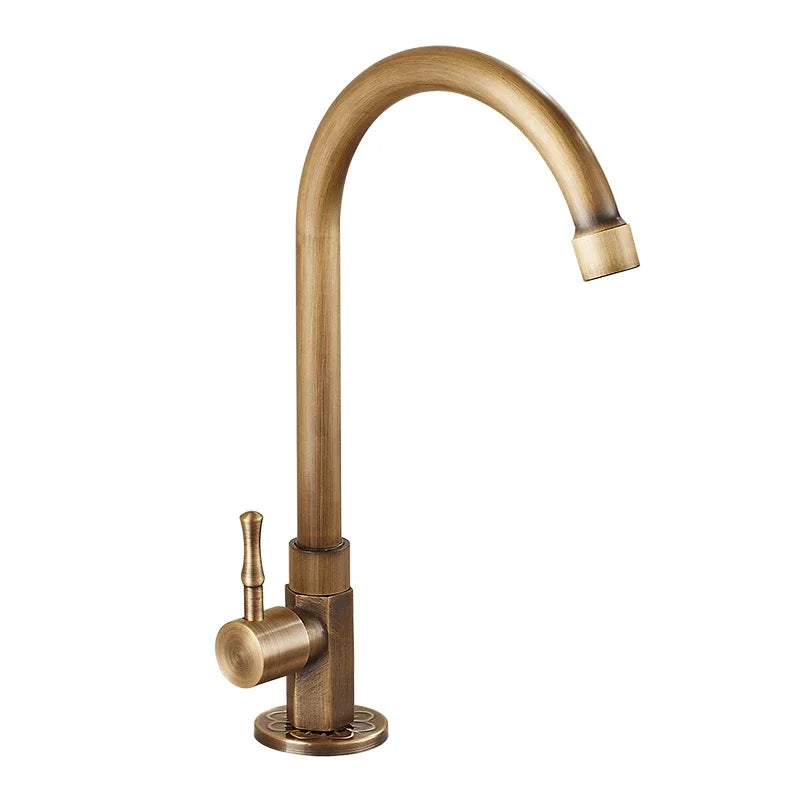 Brass Kitchen Faucet