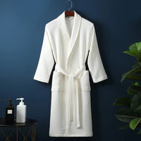 Breathable Cotton Bathrobe for Women & Men - Ultimate Comfort