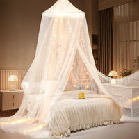Canopy Bed Tent with LED Lights