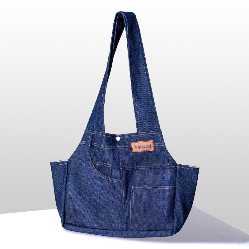Sac cabas de transport en toile pour chats et petits chiens