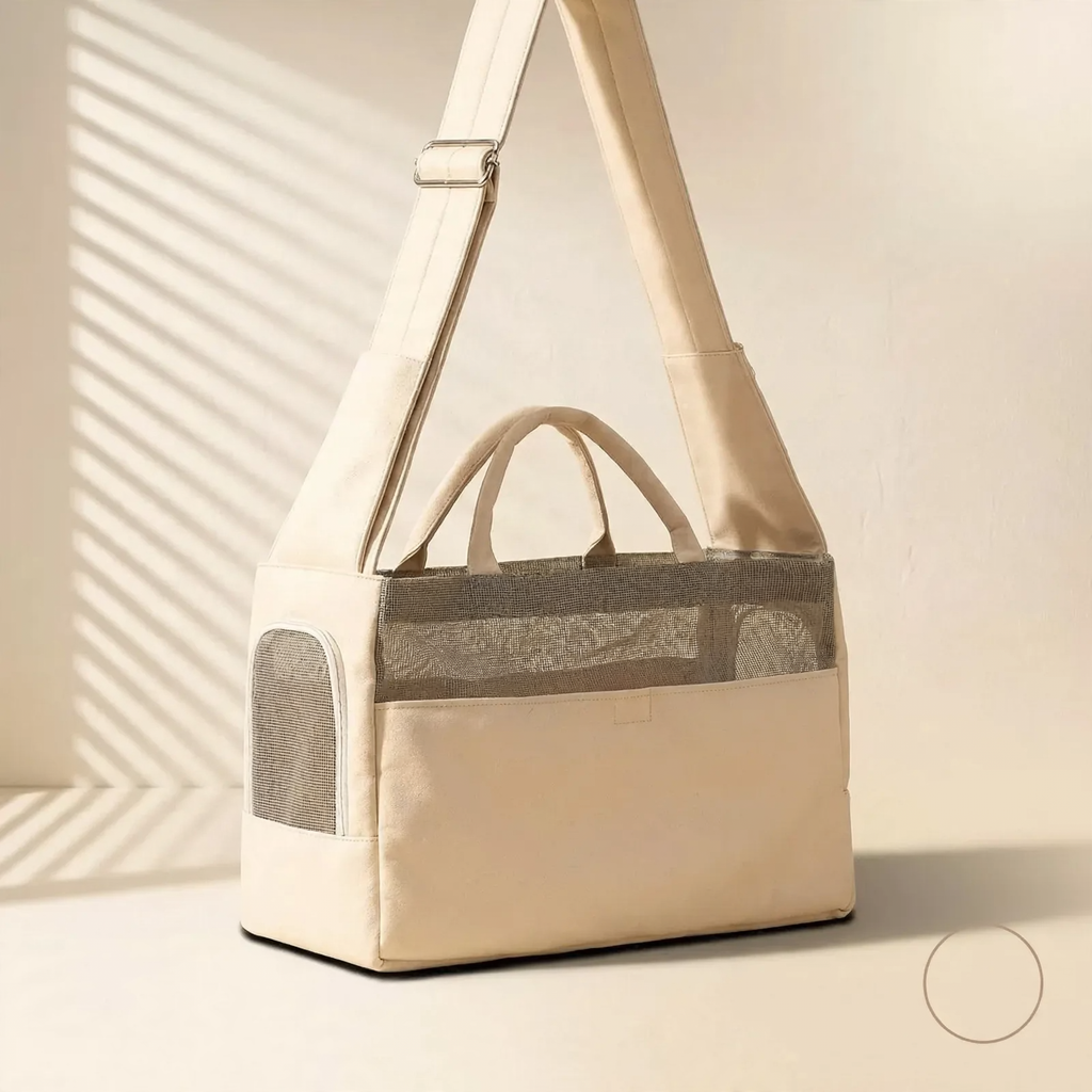 Sac cabas de transport en toile pour chats et petits chiens