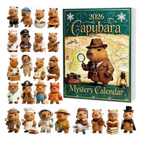 Capybara Advent Calendar 2026 - 24 Acrylic Christmas Tree Ornaments