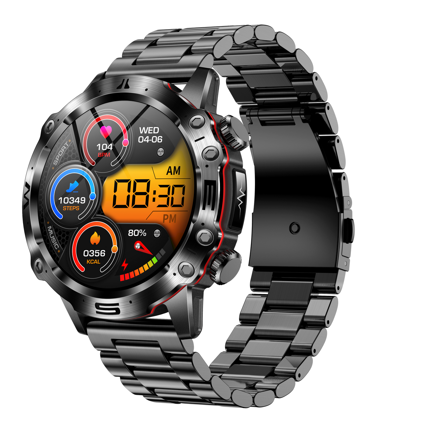 CardioNova | ECG, Blood Sugar And Blood Pressure Health Sports Watch