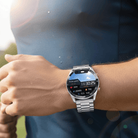 CARDIOTRON – Reloj inteligente premium para hombre con ECG+PPG y función de llamada