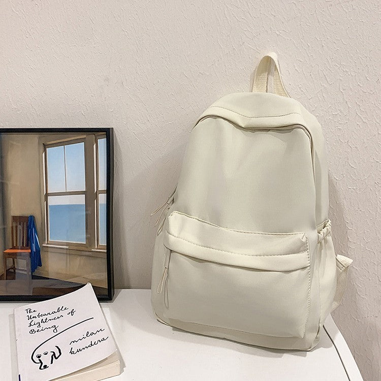 Sac à dos décontracté avec poches latérales modulables et structure organisée