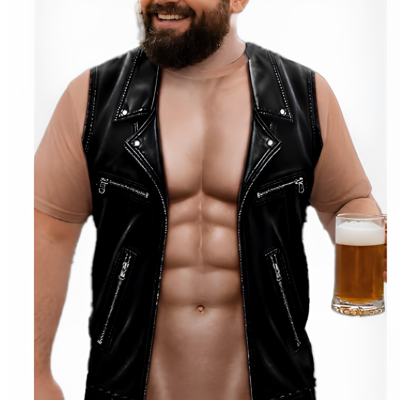 Casual, Fun, and Playful Muscle-Print Design Shirt