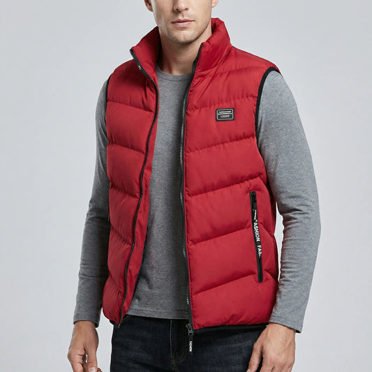 Casual Vest with Front Zip