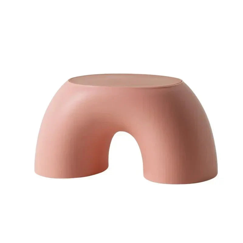 Children's Rainbow-Shaped Plastic Stool
