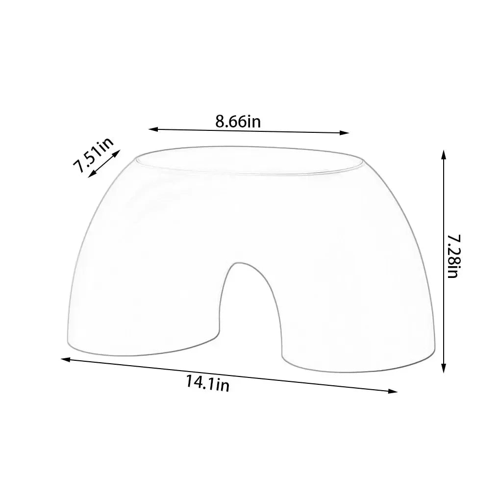 Children's Rainbow-Shaped Plastic Stool