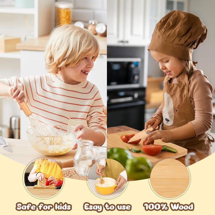 Set de pâtisserie en bois pour enfants