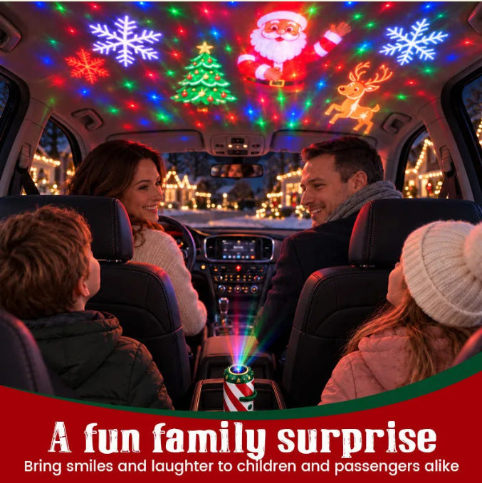 Christmas Car Projector Light with Festive Patterns