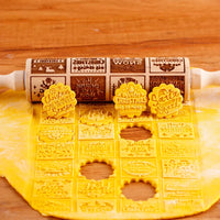 Christmas Embossed Rolling Pin
