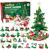 Calendrier de l’Avent sapin de Noël 2026 – Ensemble de construction de décoration de fête à fabriquer soi-même
