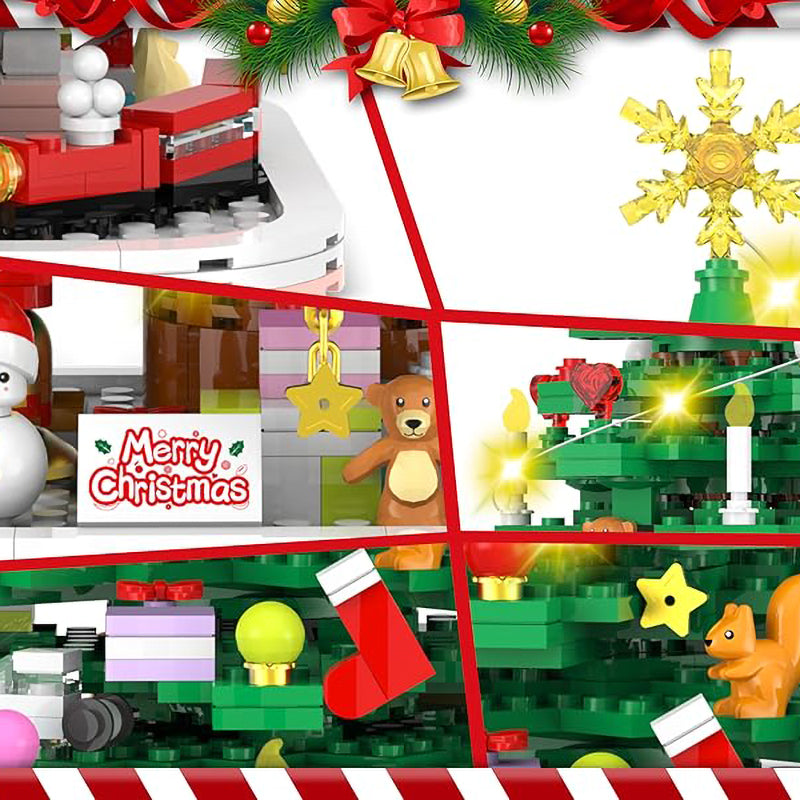 Calendrier de l’Avent sapin de Noël 2026 – Ensemble de construction de décoration de fête à fabriquer soi-même