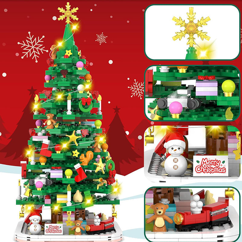 Calendrier de l’Avent sapin de Noël 2026 – Ensemble de construction de décoration de fête à fabriquer soi-même