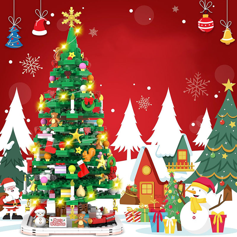 Calendrier de l’Avent sapin de Noël 2026 – Ensemble de construction de décoration de fête à fabriquer soi-même