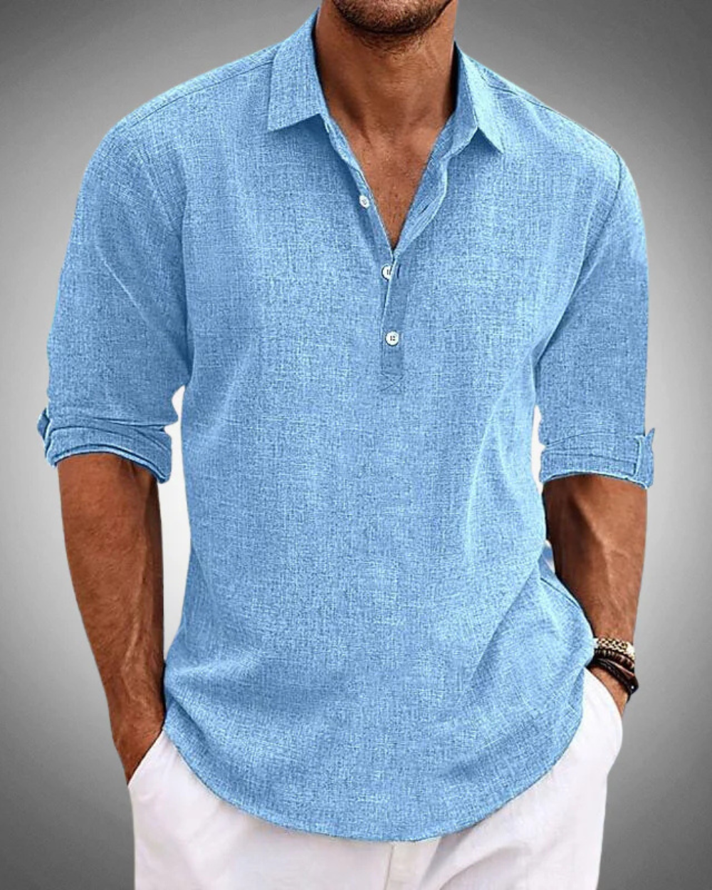 Classic Button-Front Shirt