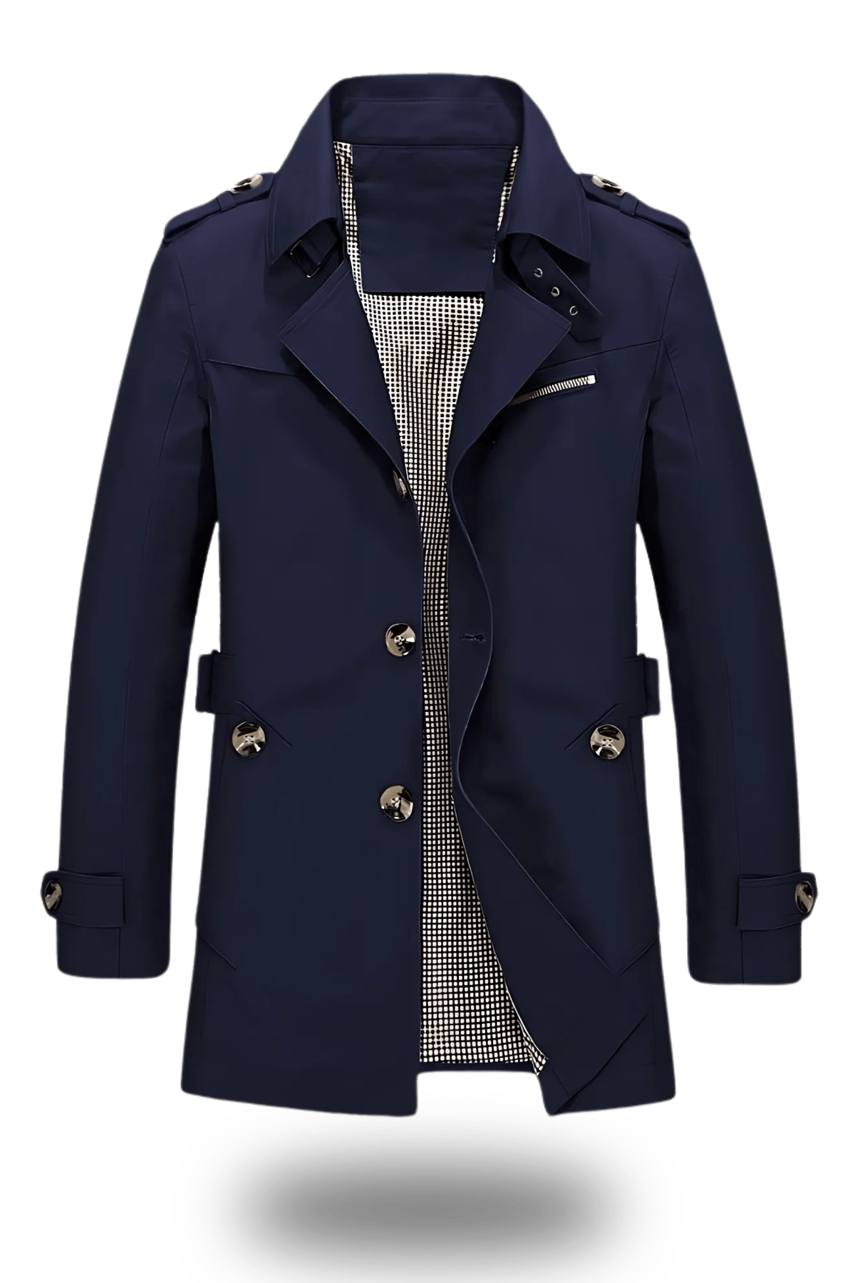 Classic Lapel Collar Trench Coat