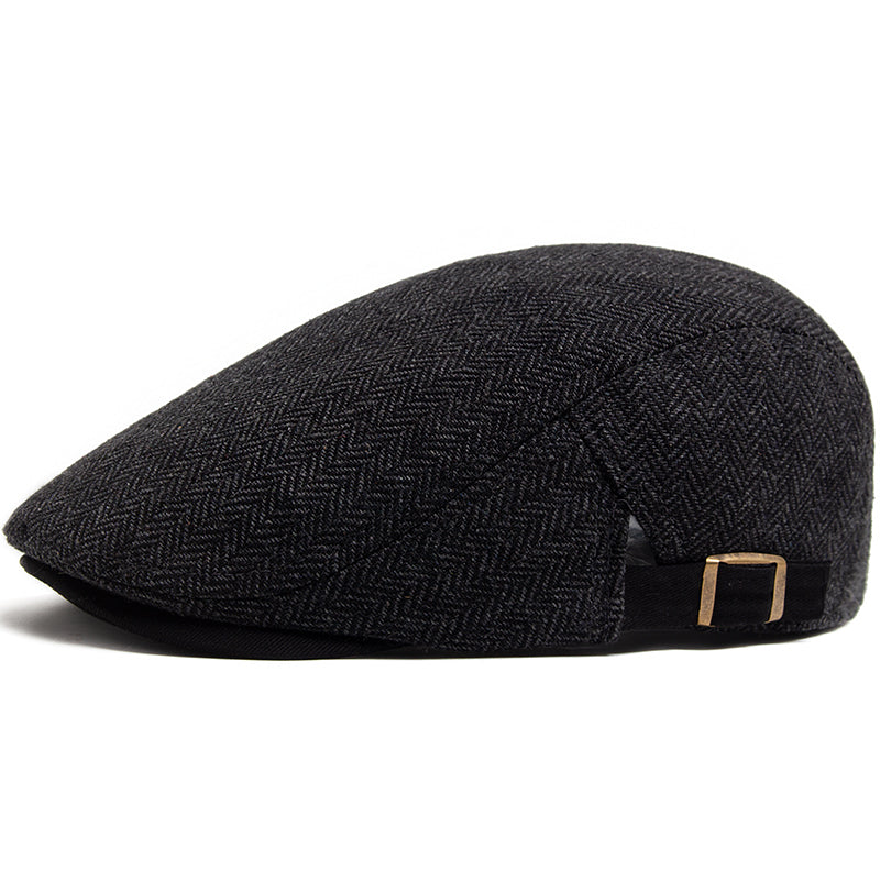 Classic Textured Flat Cap