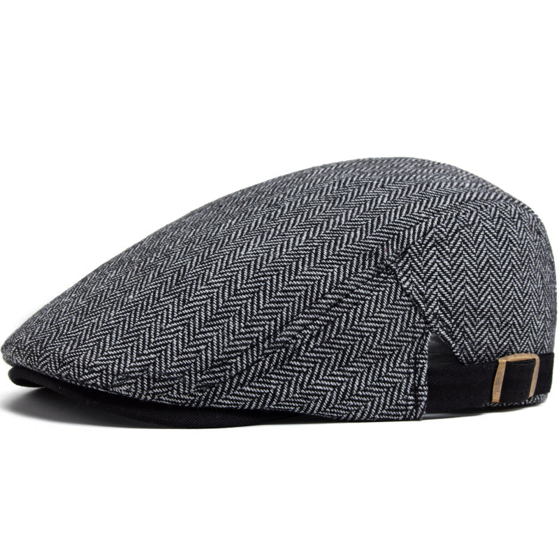 Classic Textured Flat Cap
