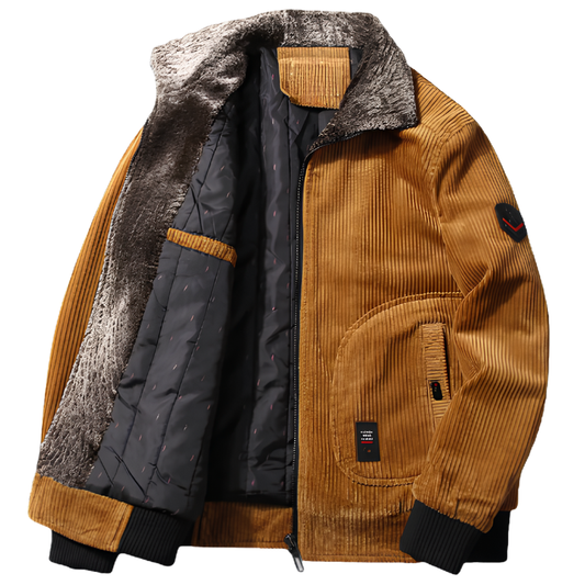 Classic Winter Corduroy Jacket for Men - Image 1