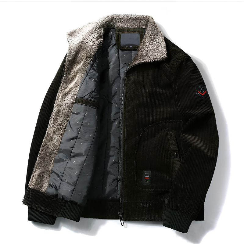 Classic Winter Corduroy Jacket for Men - Image 2