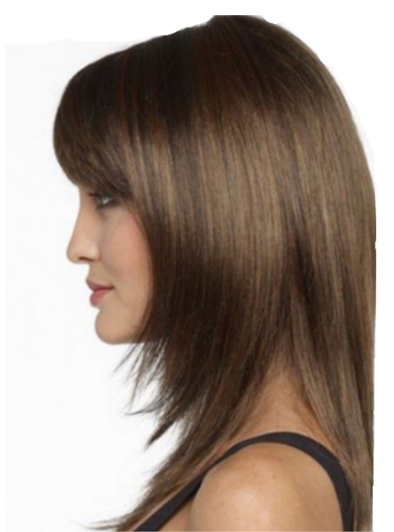 Clip-In Hair Topper with Bangs