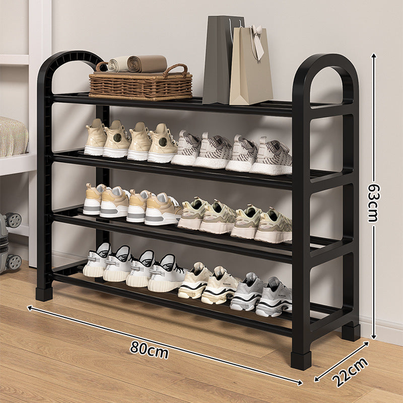 Collapsible Multi-Tier Metal Shoe Rack