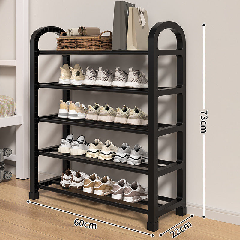 Collapsible Multi-Tier Metal Shoe Rack
