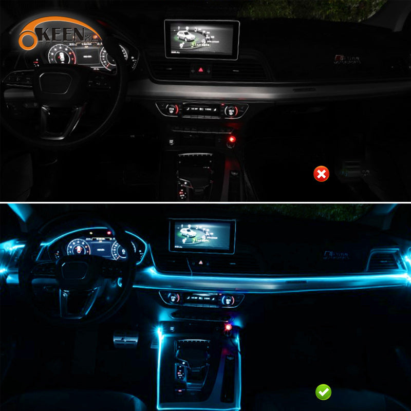 Color-Changing RGB Car Strip Lights - 7 Colors