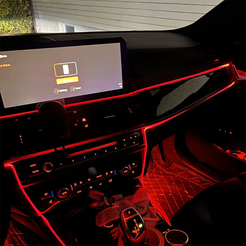 Color-Changing RGB Car Strip Lights - 7 Colors