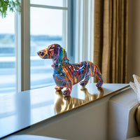 Colorful Dachshund Home Ornament