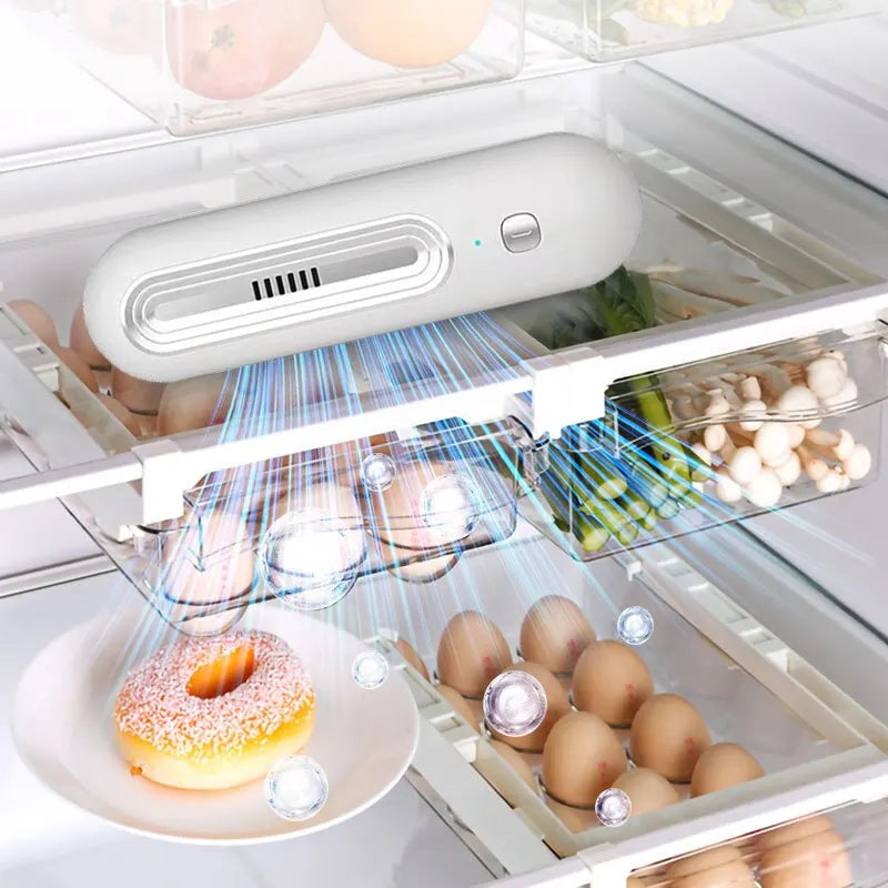 Purificateur d'air compact et désodorisant pour réfrigérateur