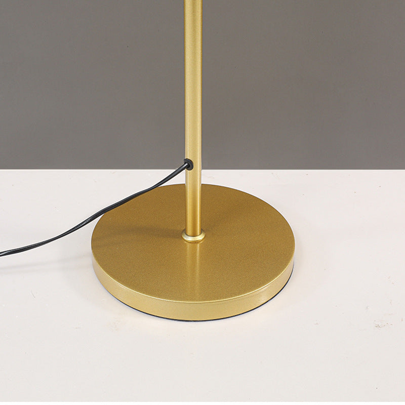 Lampadaire contemporain à 3 lumières, boule ronde en acrylique et fer, pour chambre