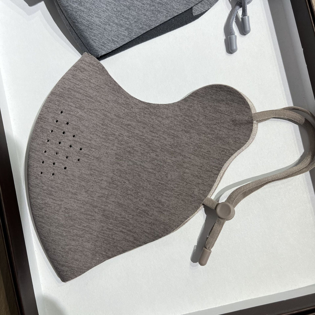 Contoured Breathable Reusable Face Mask with Adjustable Ear Toggles