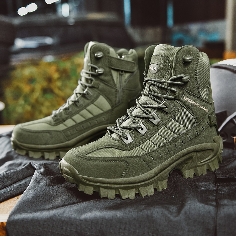 Bottes militaires d’hiver chaudes