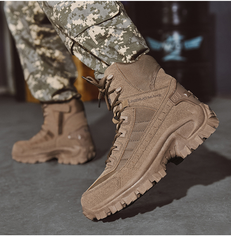 Bottes militaires d’hiver chaudes